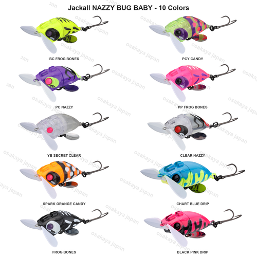 Jackall NAZZY BUG BABY Namazu Catfish Topwater 2026 JDM Lure