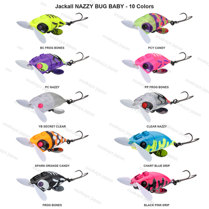 Jackall NAZZY BUG BABY Namazu Catfish Topwater 2026 JDM Lure