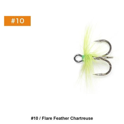 Megabass TEASER HOOK 2 Pack Feather Treble Hook Choose Size Color JDM Japan