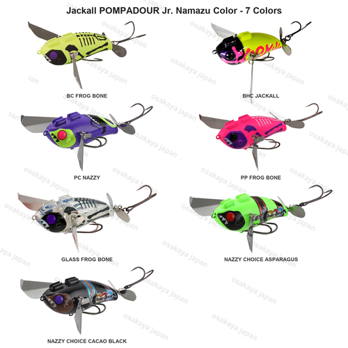 Jackall POMPADOUR Jr. Namazu Color Topwater 2026 JDM Lure