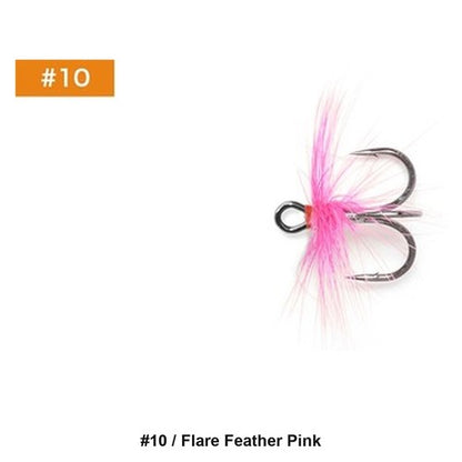 Megabass TEASER HOOK 2 Pack Feather Treble Hook Choose Size Color JDM Japan