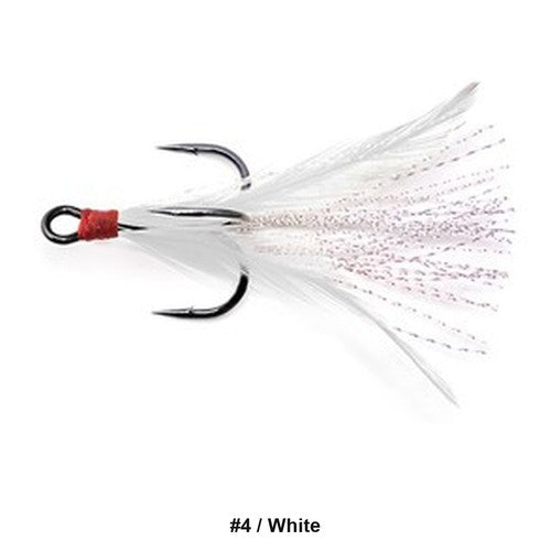 Megabass TEASER HOOK 2 Pack Feather Treble Hook Choose Size Color JDM Japan