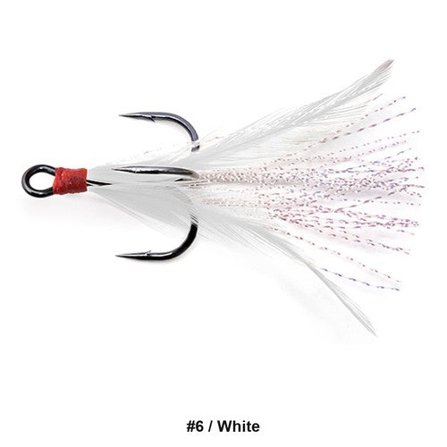 Megabass TEASER HOOK 2 Pack Feather Treble Hook Choose Size Color JDM Japan