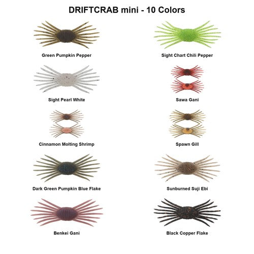 JACKALL DRIFTCRAB Mini 25mm Floating Soft Bait JDM Choose Color - image 03