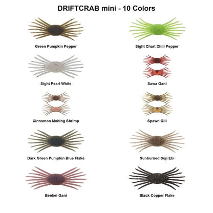 JACKALL DRIFTCRAB Mini 25mm Floating Soft Bait JDM Choose Color - image 03