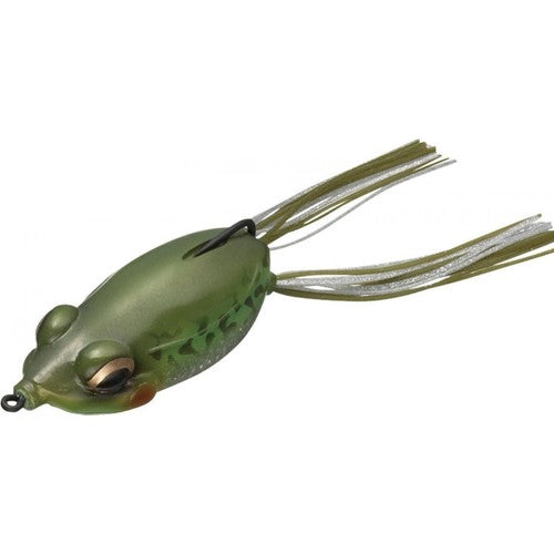 Evergreen Kicker Frog 58mm Hollow Body Topwater Frog Lure JDM