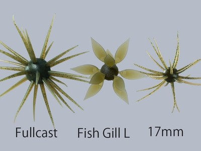 HIDEUP Coike Fish Gill L 35mm Soft Bait JDM Bass Lure Choose Color